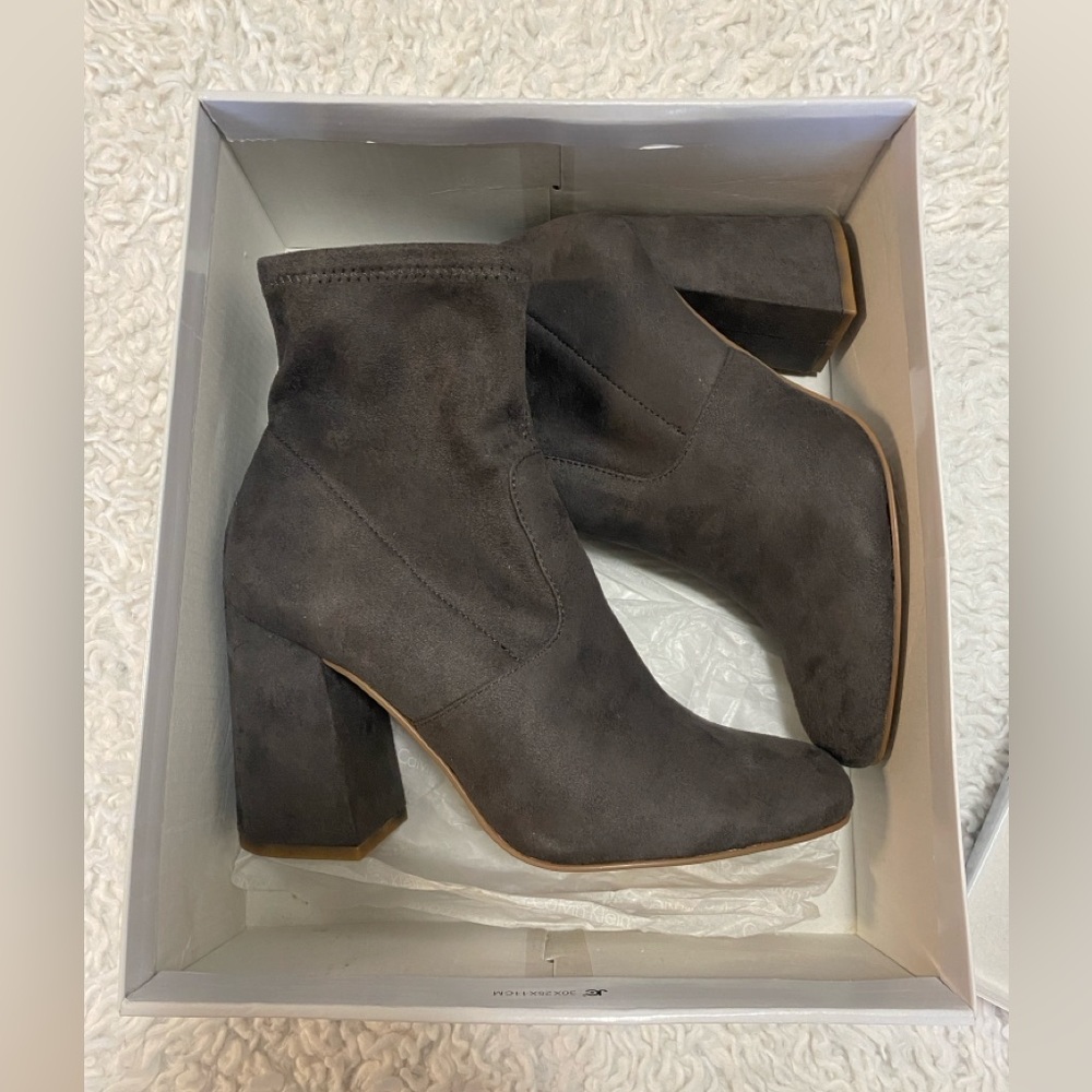 Suede Booties
